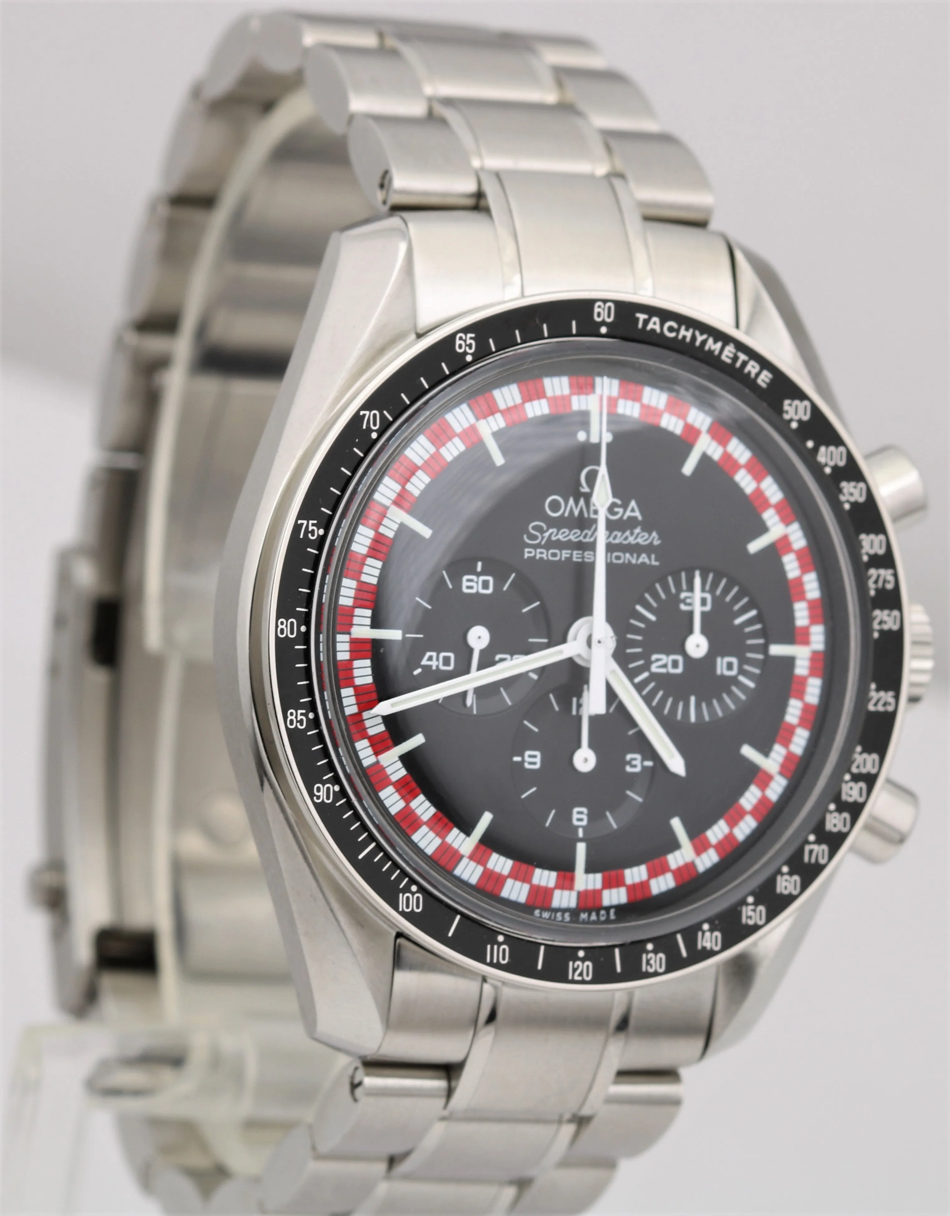 RARE 2015 MINT STICKERS Omega Speedmaster TINTIN 42mm 311.30.42.30.01.004 Watch
