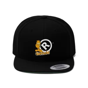 Raw Sushi "R" Garfield Flat Bill Hat