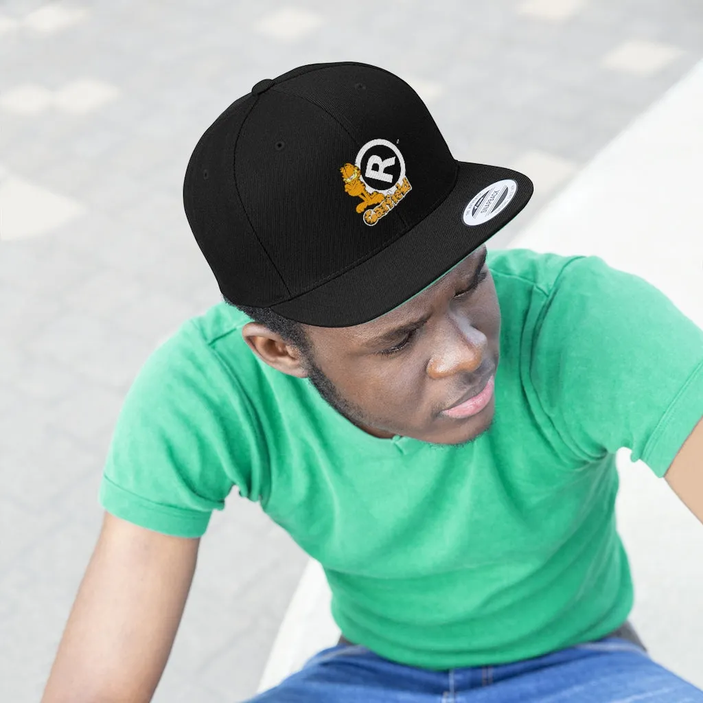 Raw Sushi "R" Garfield Flat Bill Hat