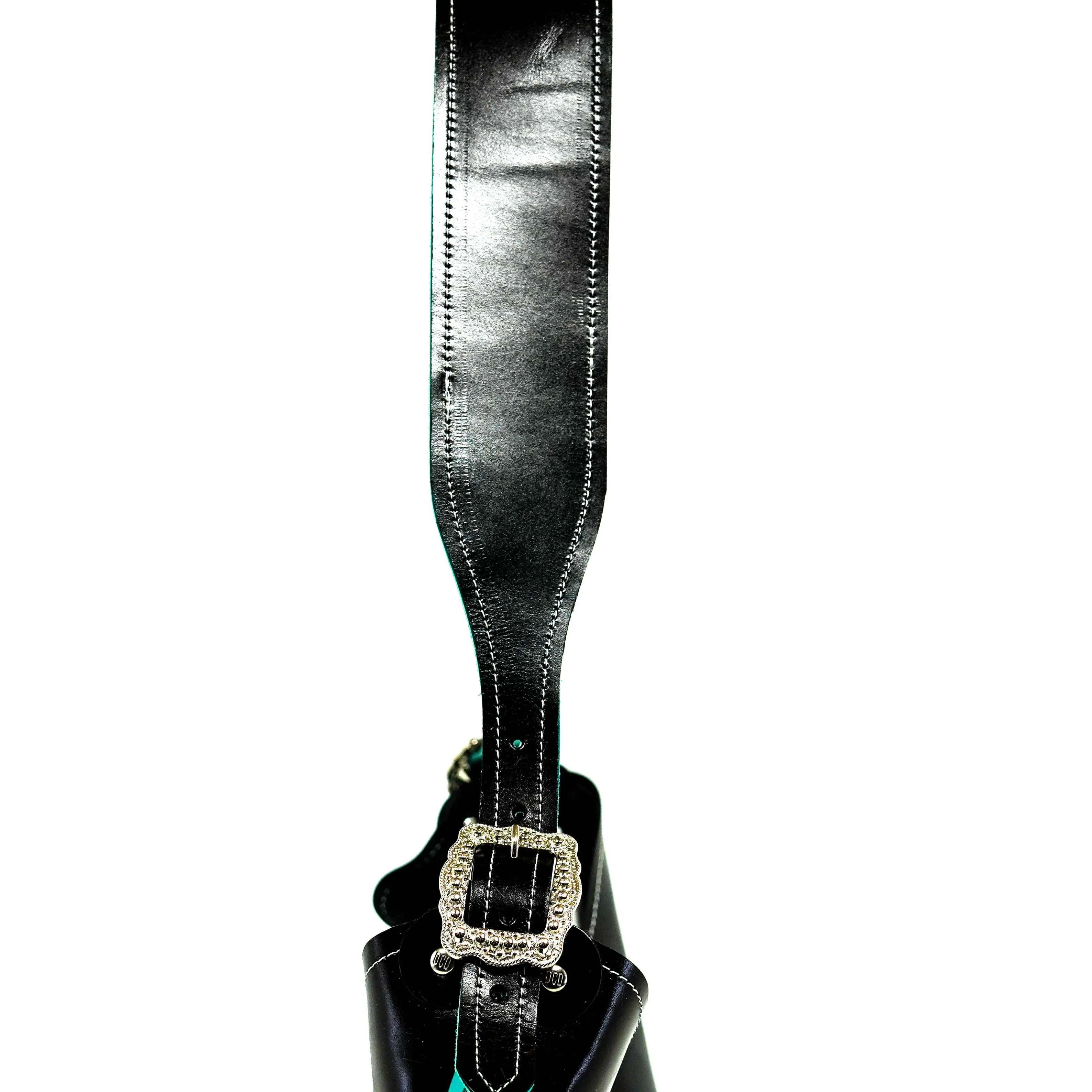 Reba - Black Smooth Leather w/ Engraving
