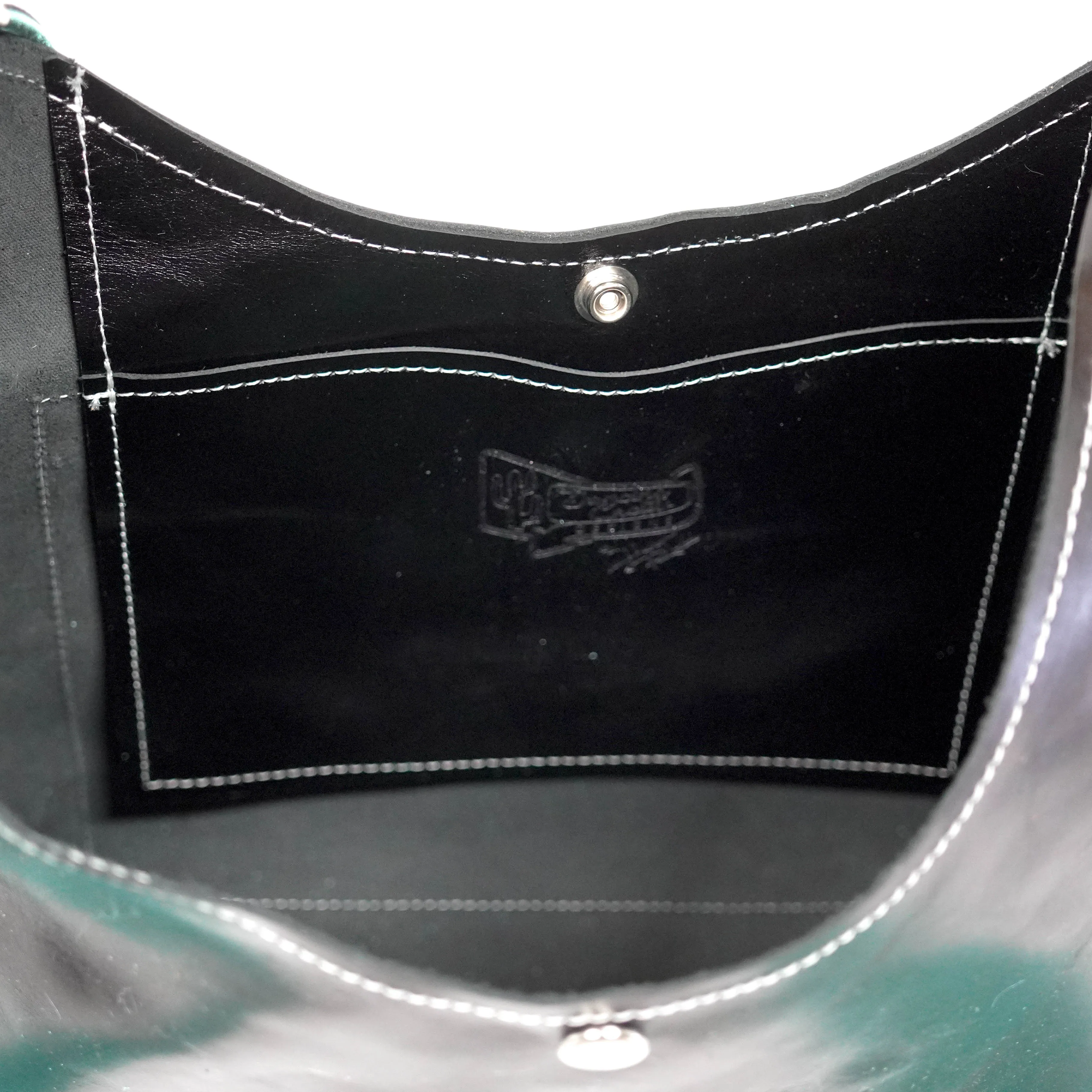 Reba - Black Smooth Leather w/ Engraving