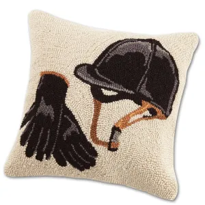 Riding Club Hooked Pillow