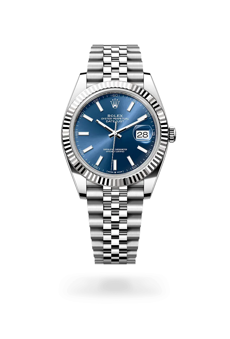 Rolex Datejust 41 in White Rolesor - combination of Oystersteel and white gold, M126334-0002 | Schwanke-Kasten Jewelers
