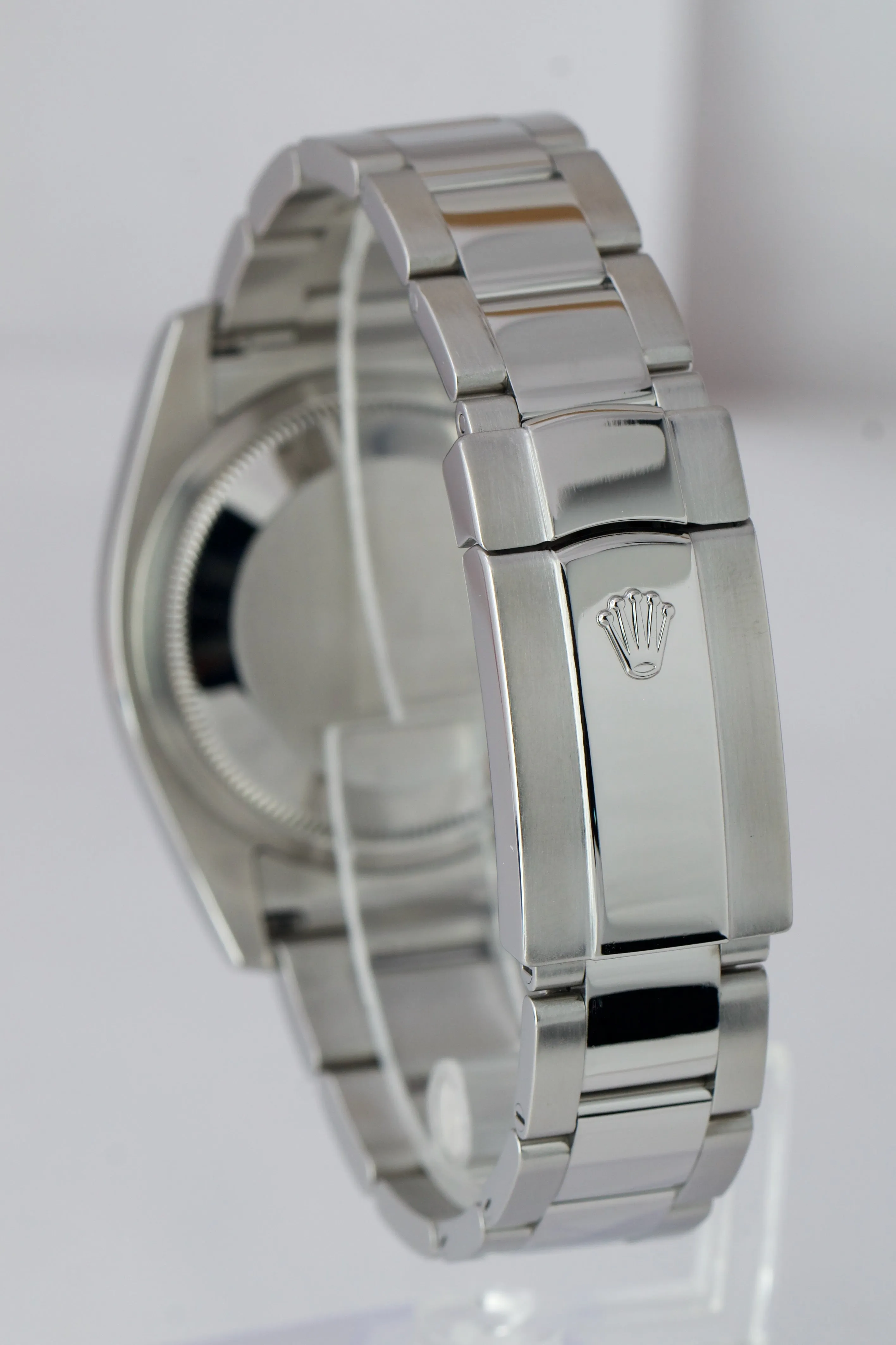 Rolex DateJust Black Roman 36mm 116200 Stainless Steel Oyster Smooth Watch