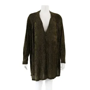 Royal 'Ancestor' Black & Gold Tunic Dress