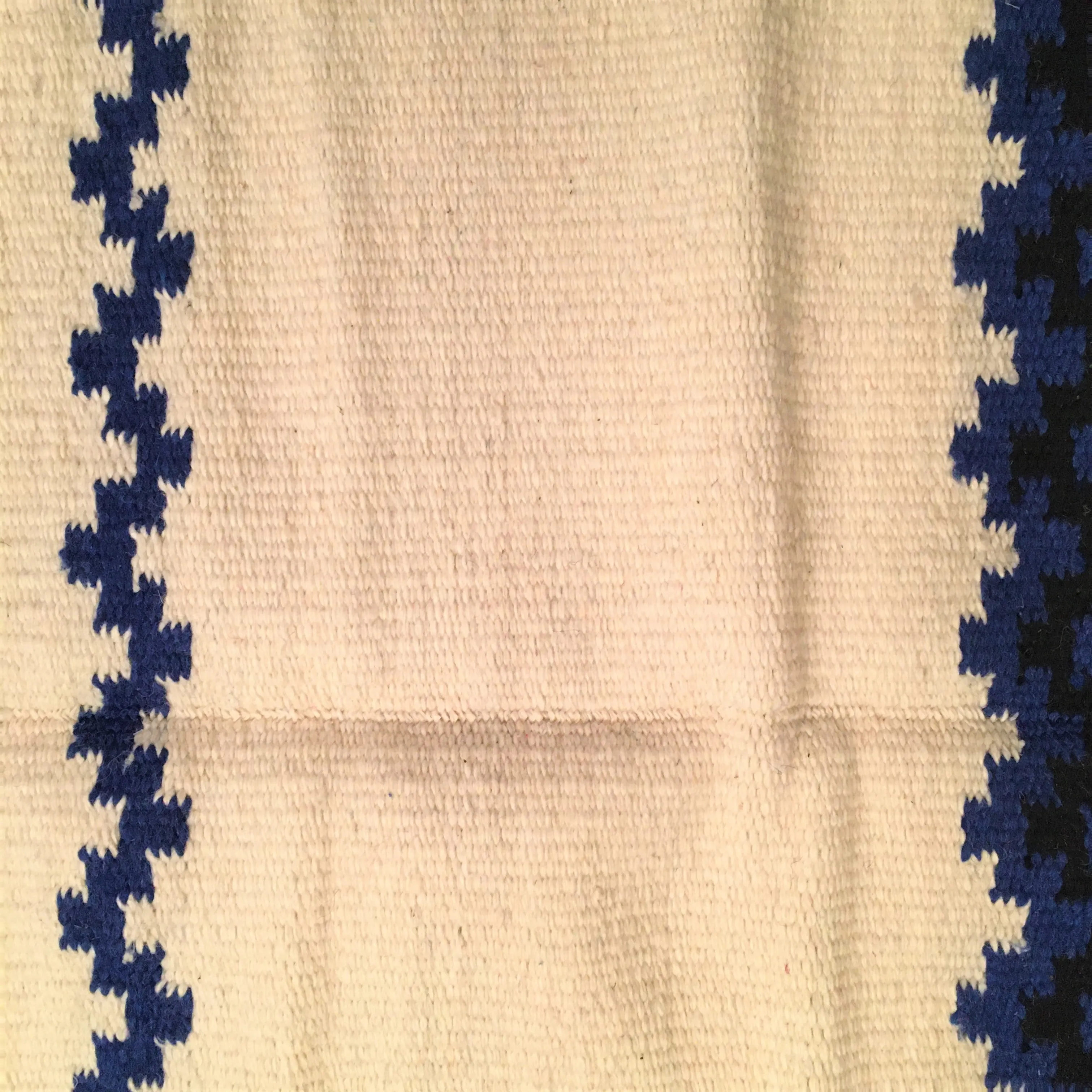 Saddle Blanket Big Country Ivory Blue Black
