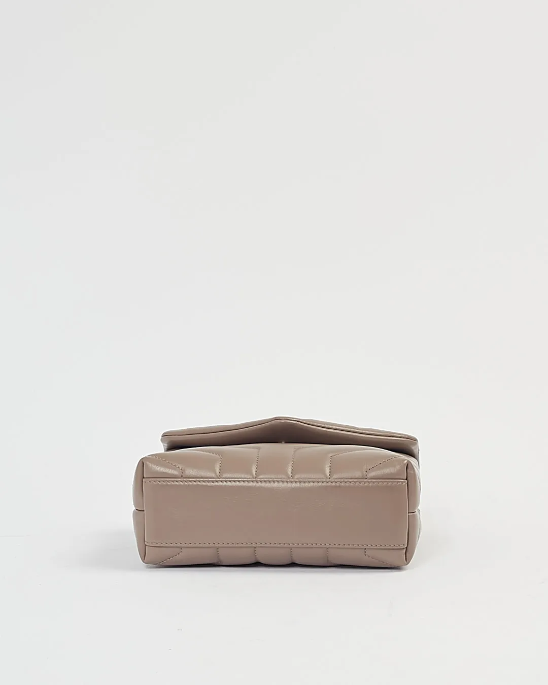 Saint Laurent Mink Chevron Leather Matelasse Lou Lou Toy Bag