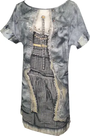 Scoop Tunic Mini Dress