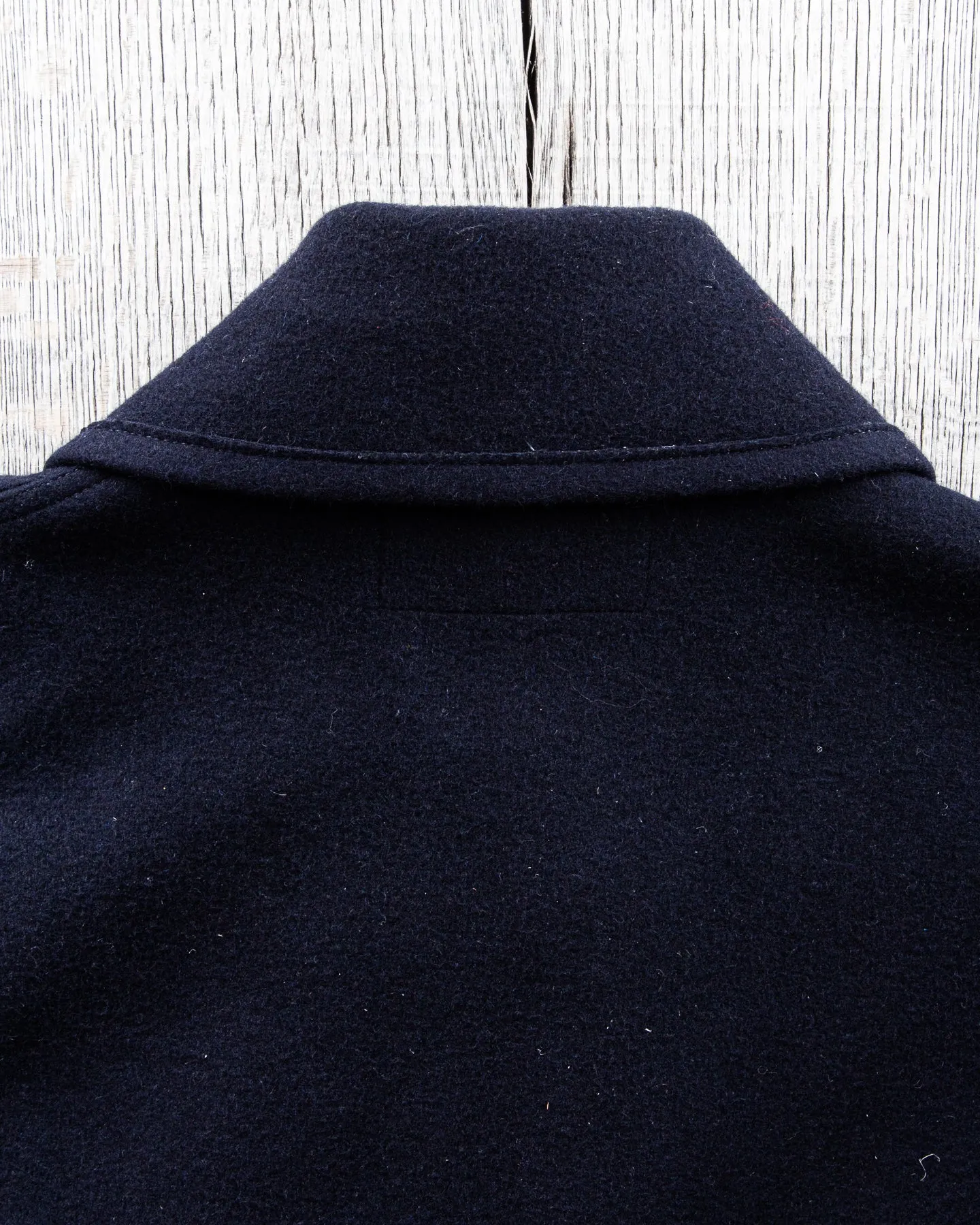 Second Hand Buzz Rickson's Short Wool Duffle Coat Navy