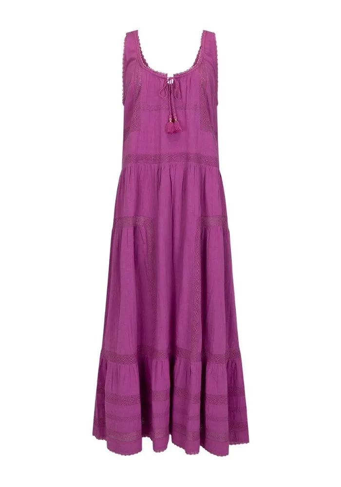 Serendipity Lace Sundress - Orchid
