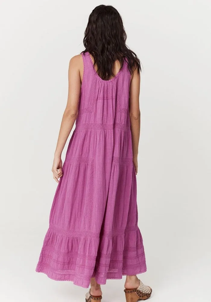 Serendipity Lace Sundress - Orchid