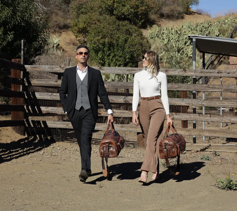 Shane Buffalo Leather Duffel Bag