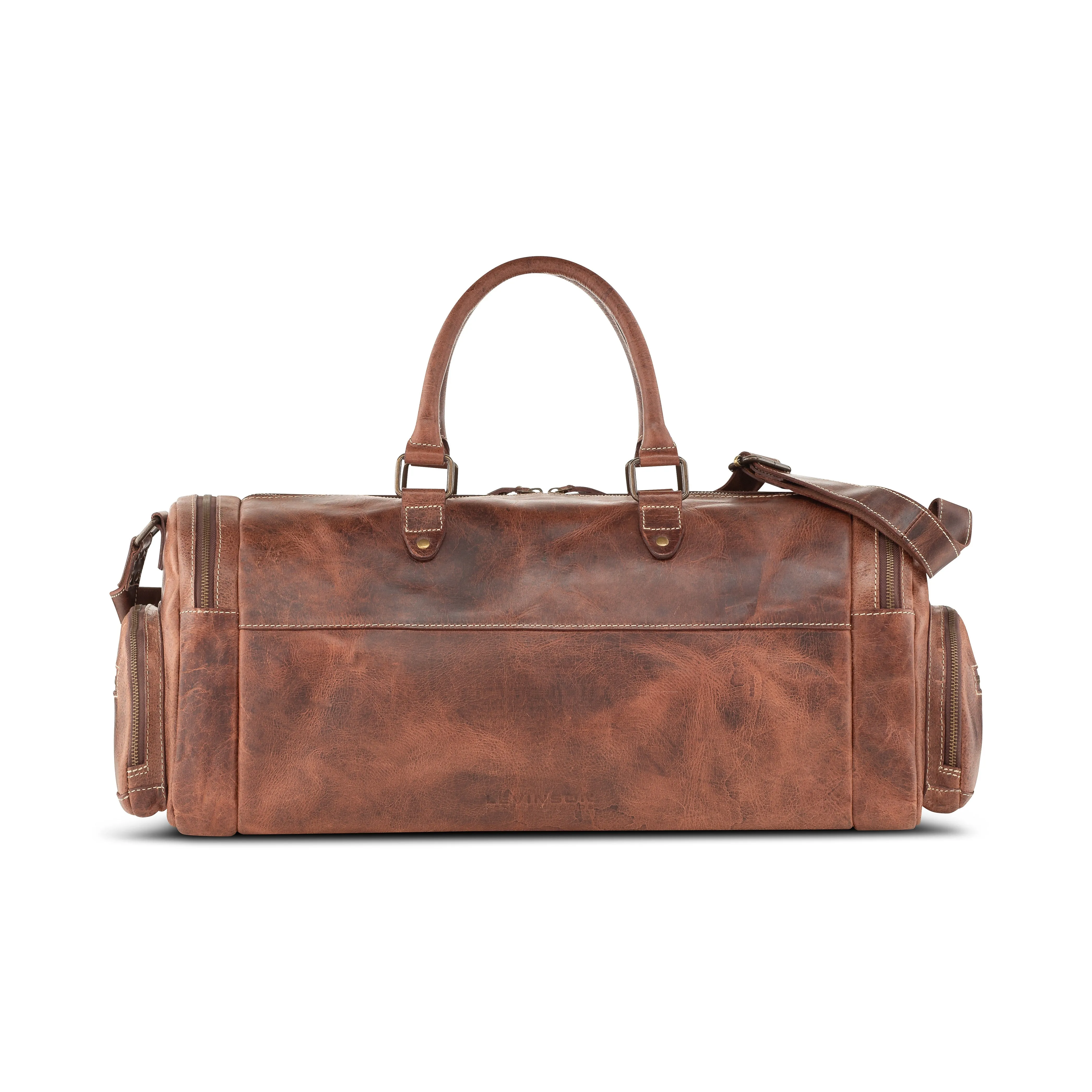 Shane Buffalo Leather Duffel Bag