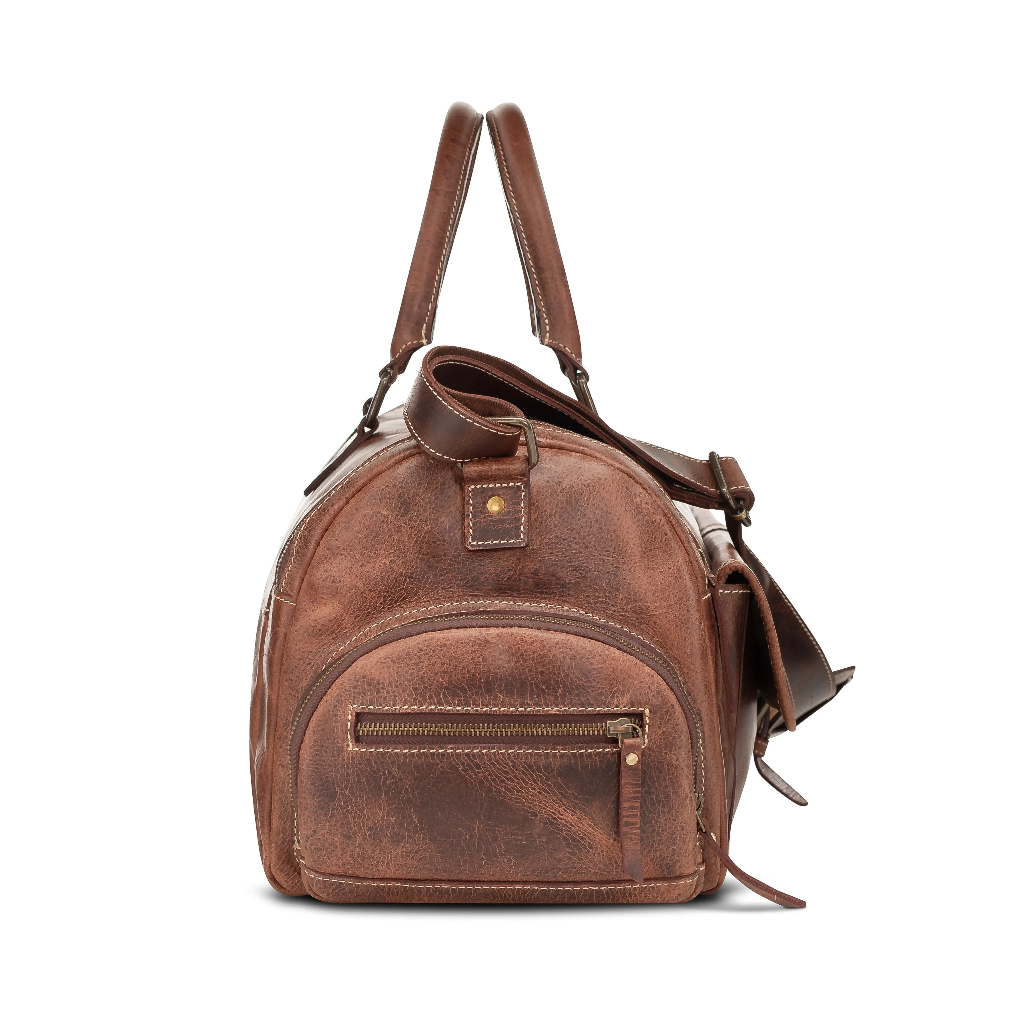 Shane Buffalo Leather Duffel Bag