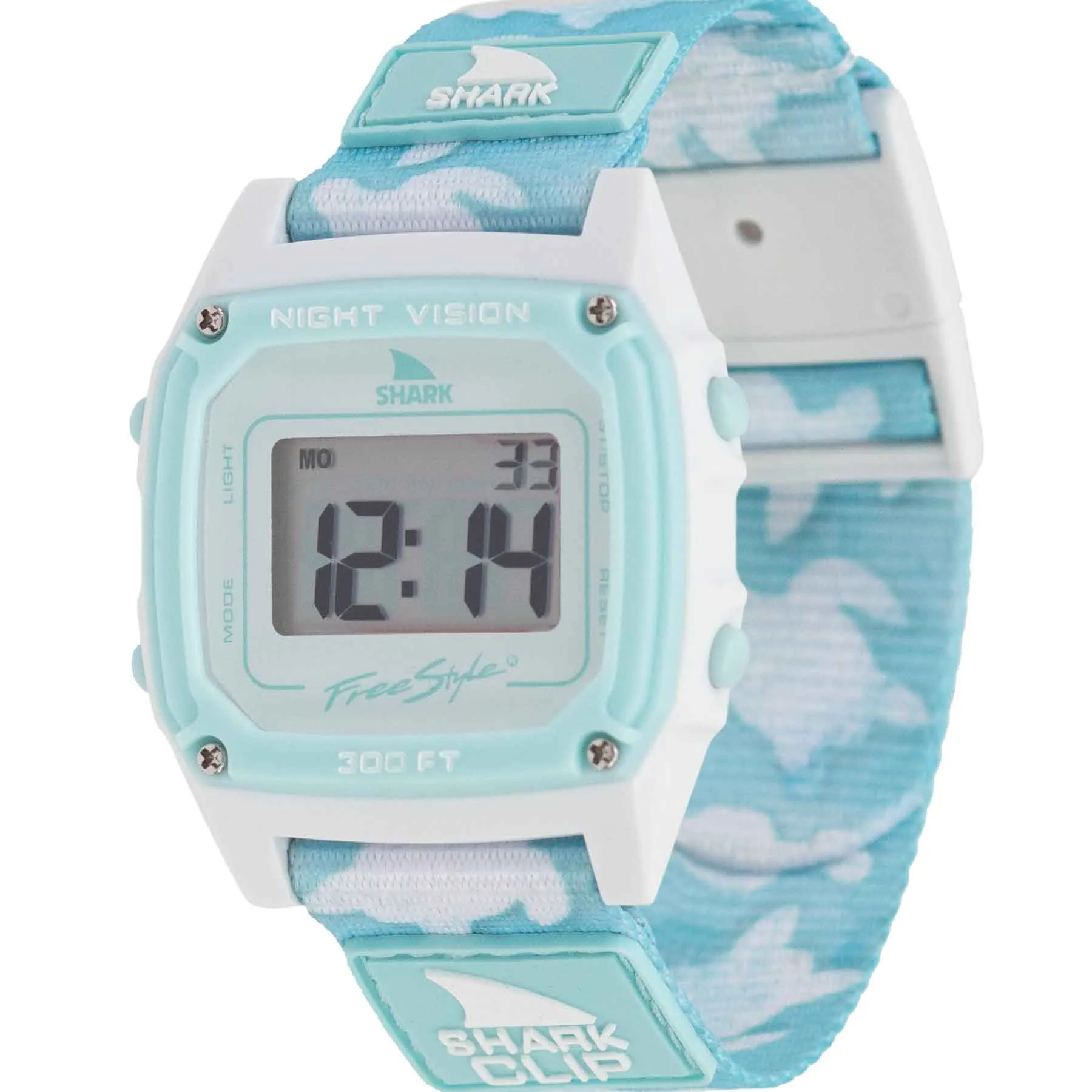 SHARK CLASSIC CLIP TRIPPY TURTLE AQUA