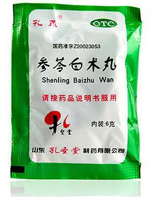 Shen Ling Bai Zhu Wan (6g*10 bags) 参苓白术丸 KongMeng