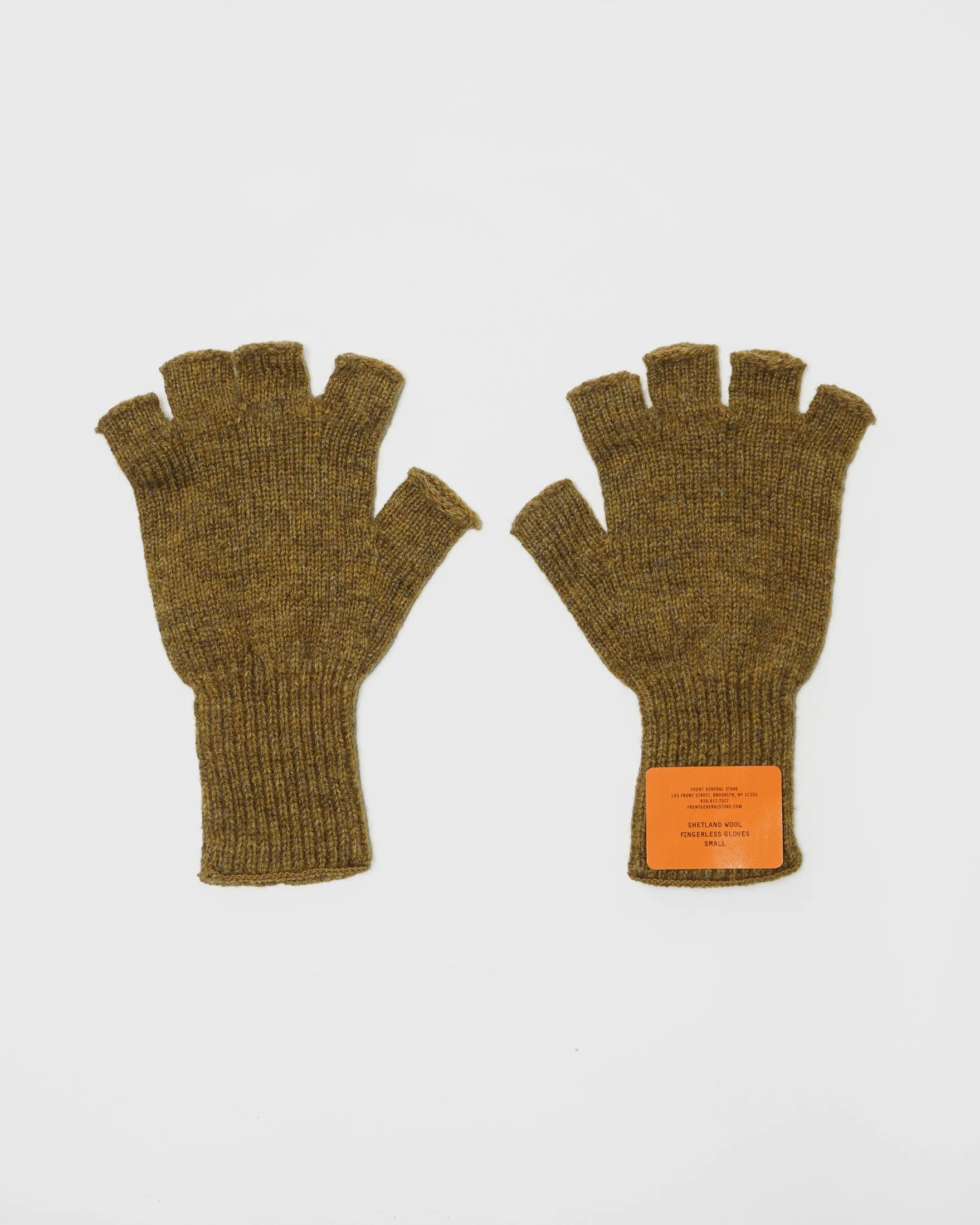 Shetland Wool Fingerless Gloves