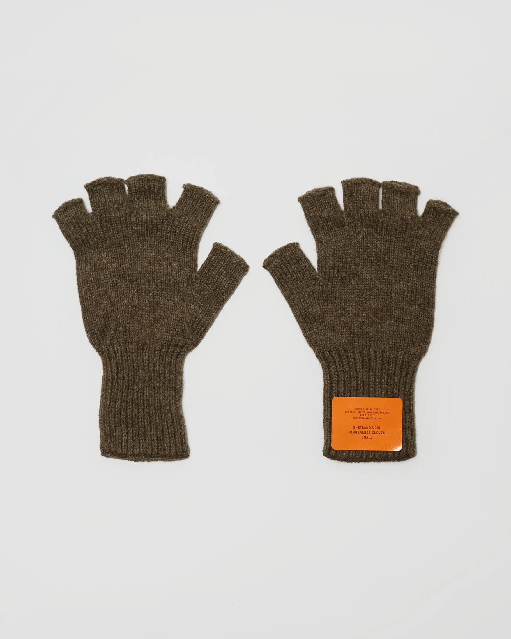 Shetland Wool Fingerless Gloves
