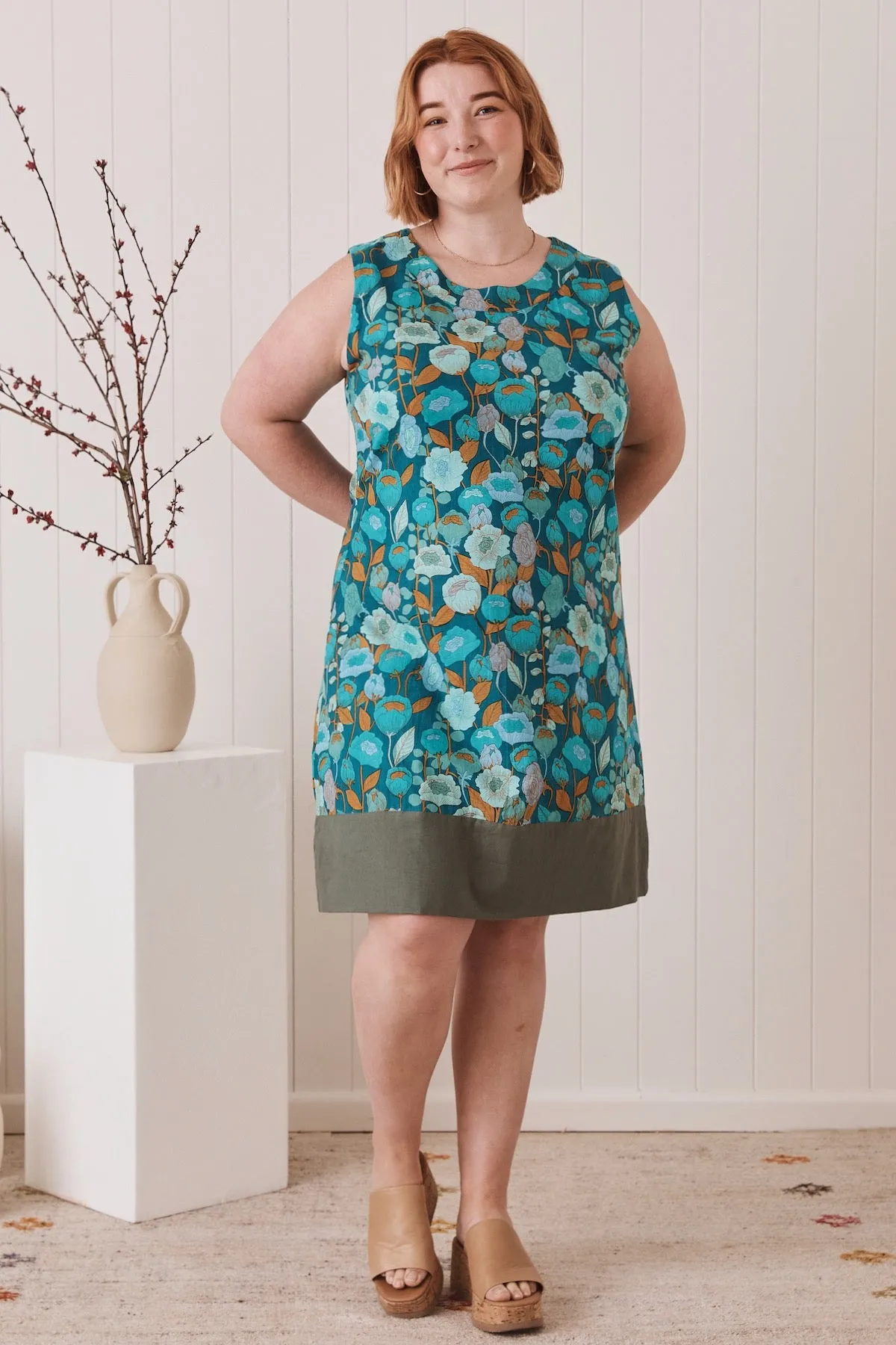 Sixties Tunic - Poppy Teal