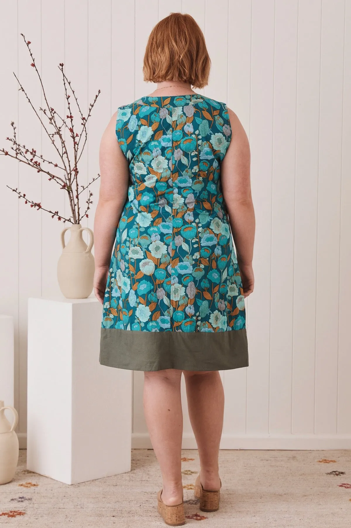 Sixties Tunic - Poppy Teal