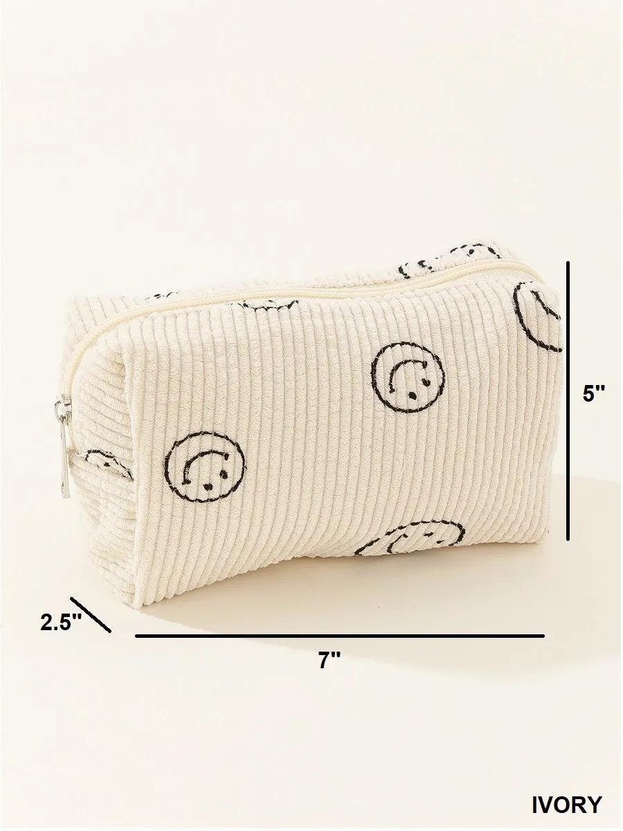 Smiley Cosmetic Bag