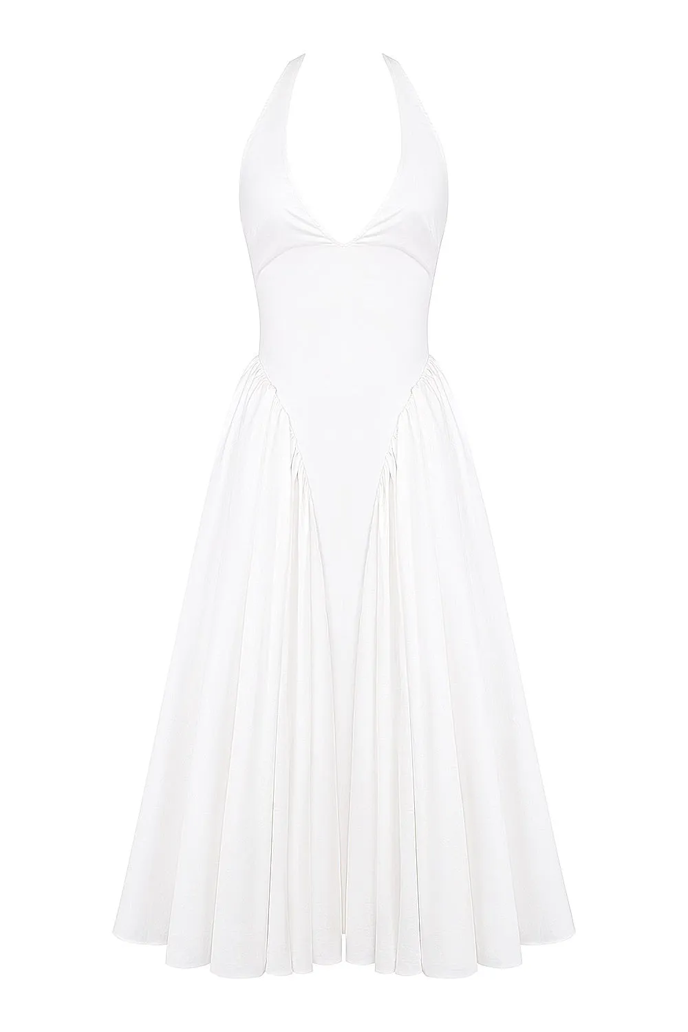 Sofia – Cotton-Rich Women’s Italian Halter Sundress