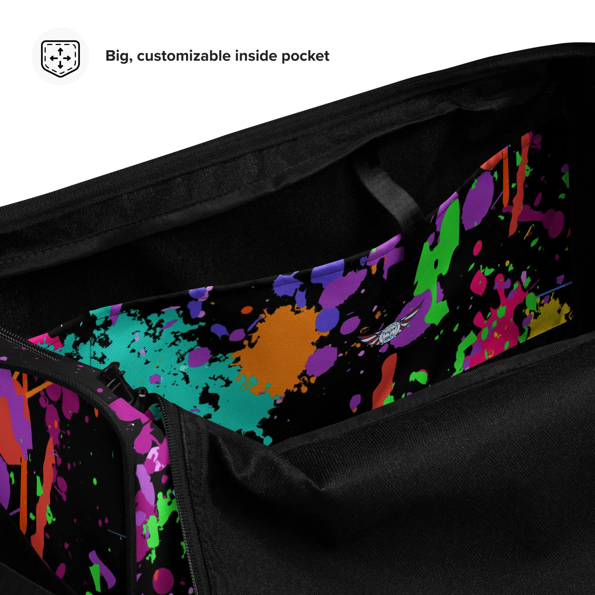 Splatter Paint Duffel Bag