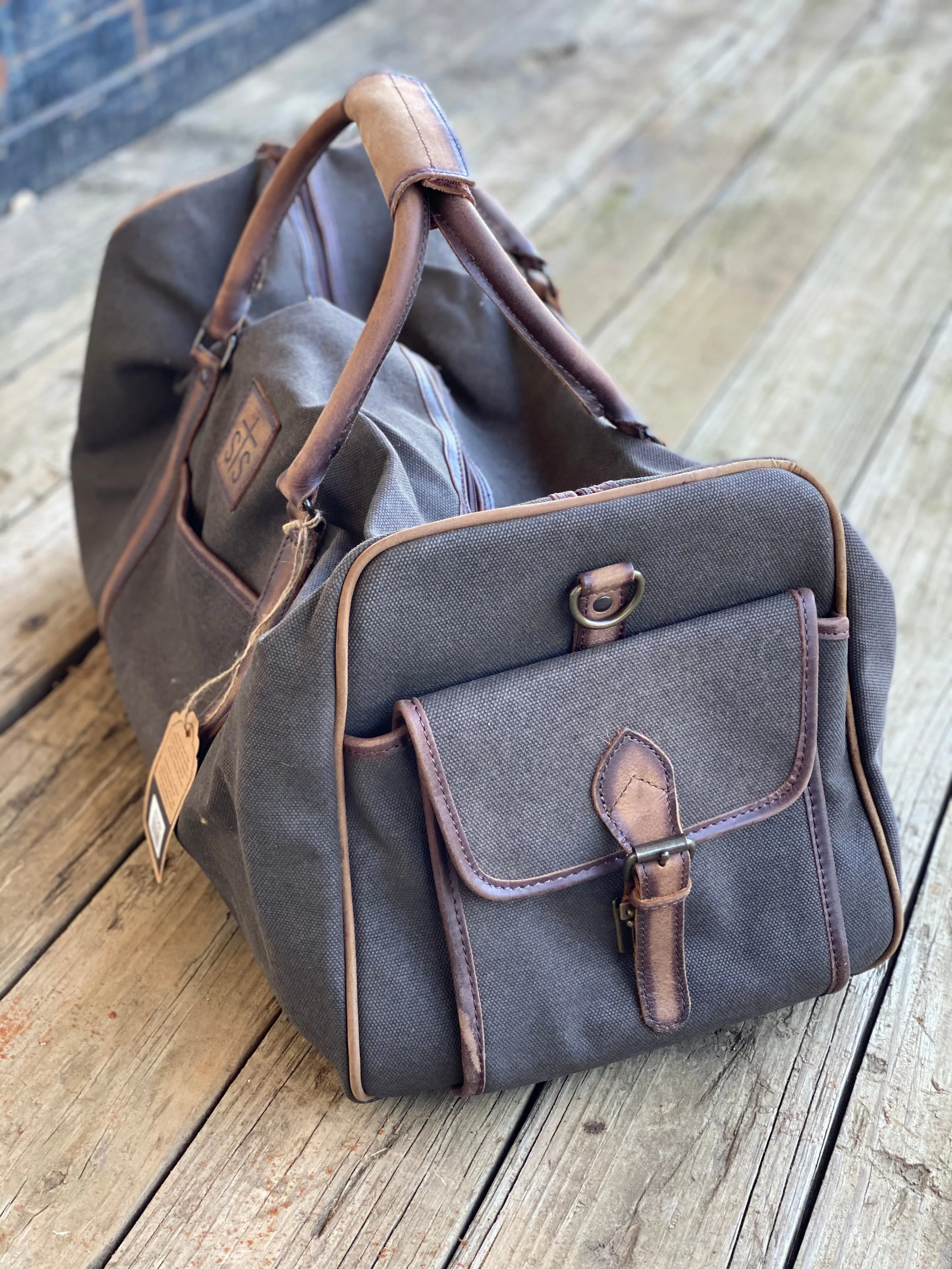 STS Dark Canvas Travel Bag