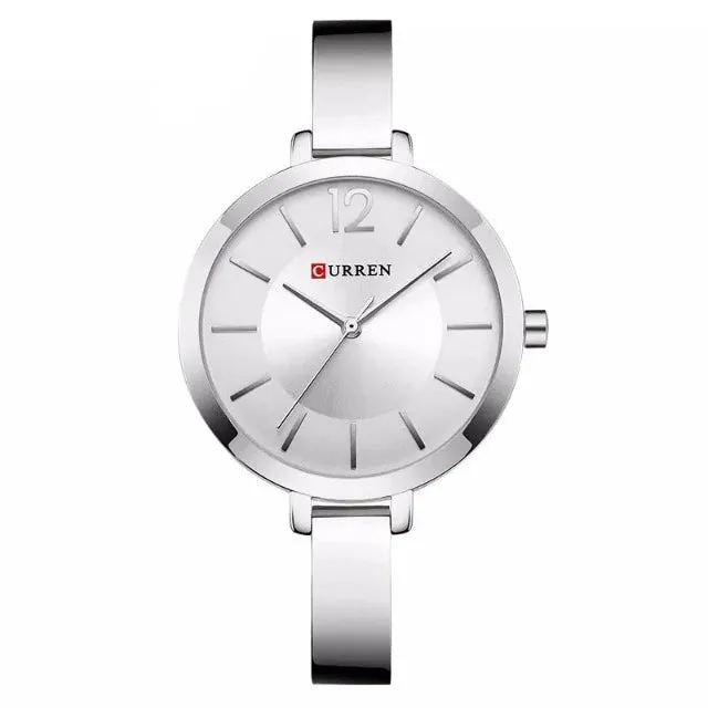 Stylish quartz wristwatches in ultra-thin stainless steel