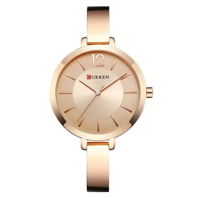 Stylish quartz wristwatches in ultra-thin stainless steel