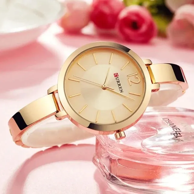 Stylish quartz wristwatches in ultra-thin stainless steel