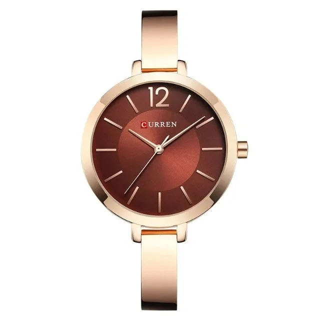 Stylish quartz wristwatches in ultra-thin stainless steel