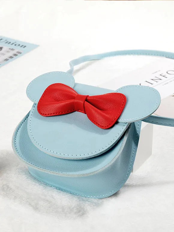 Sweet Lolita Bag Red PU Leather Bows PU Leather Cross-body Bag Lolita Accessories