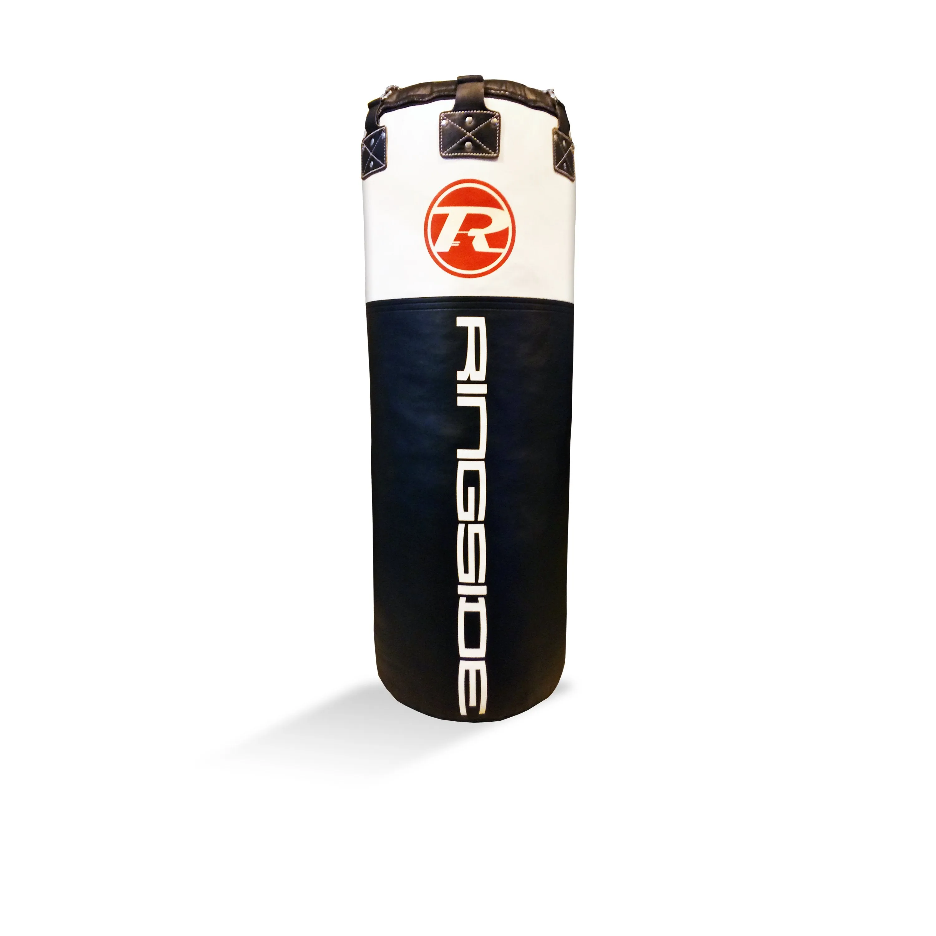 Synthetic Leather Jumbo Punch Bag - Black / White / Red