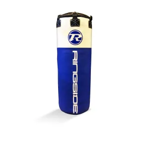 Synthetic Leather Jumbo Punch Bag - Blue / White