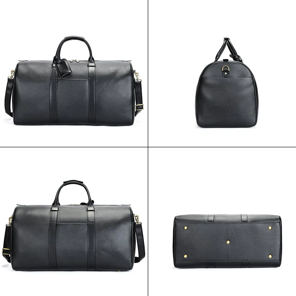 Time Square Cow Leather Travel Bag
