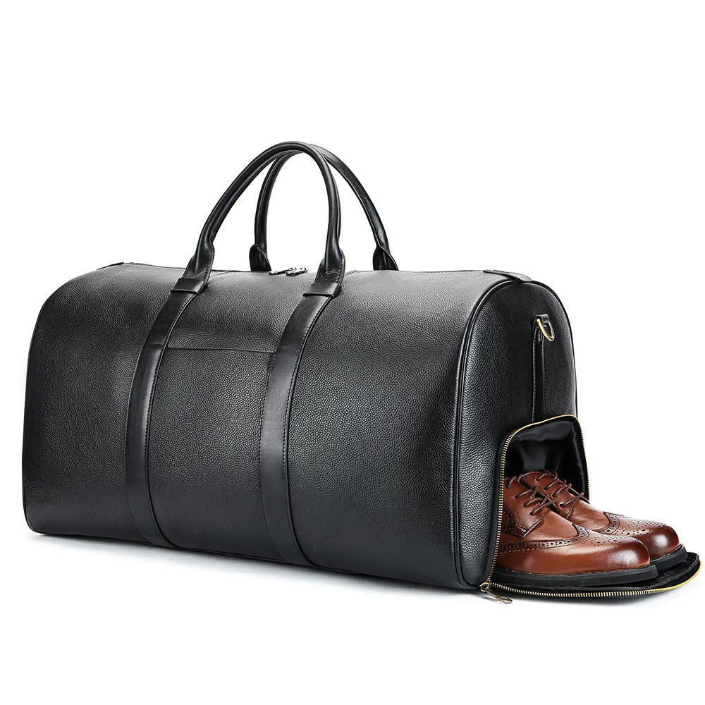 Time Square Cow Leather Travel Bag