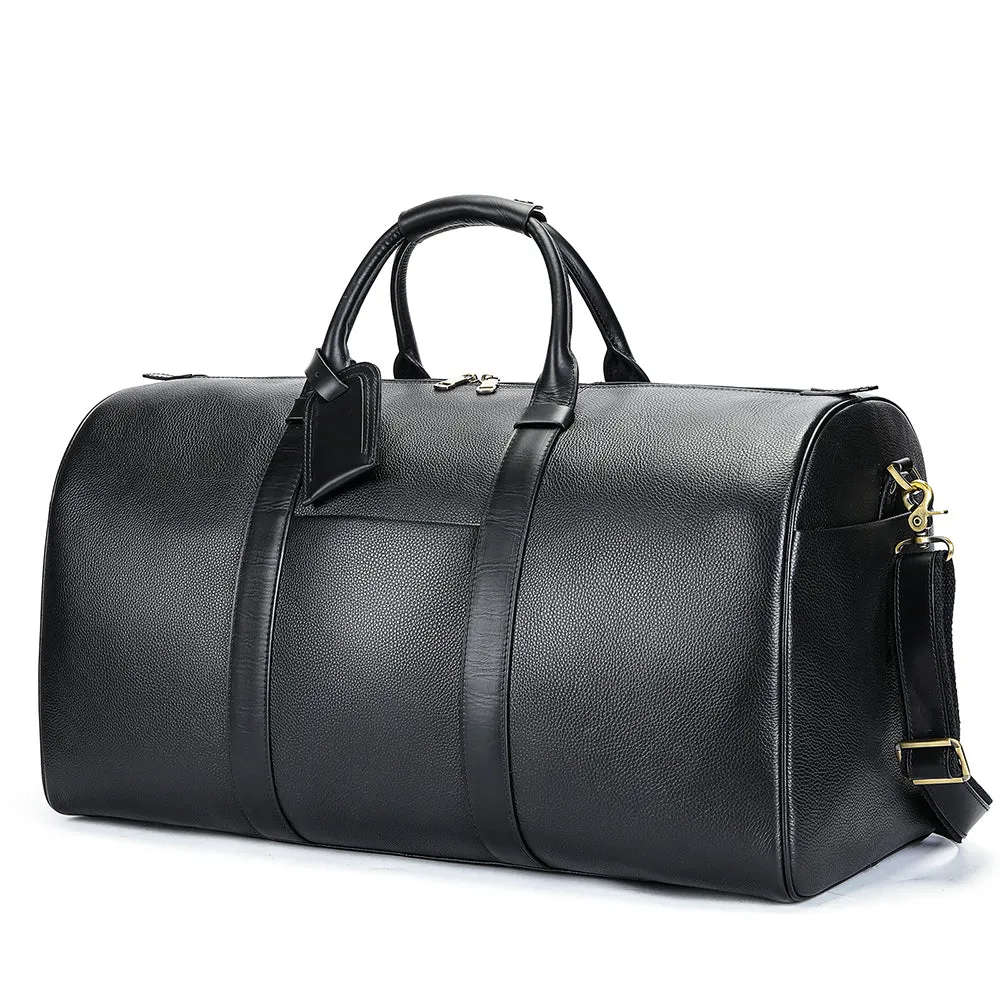 Time Square Cow Leather Travel Bag