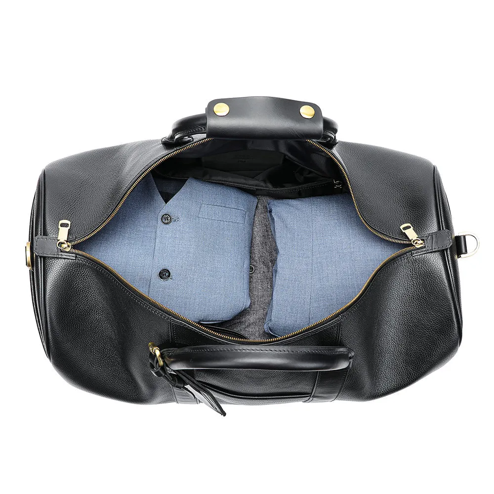 Time Square Cow Leather Travel Bag