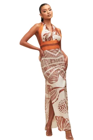 Tirren Tropical Halter Sundress