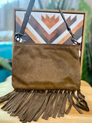 Tony Lama Hair on Hide Mini Shoulder Bag