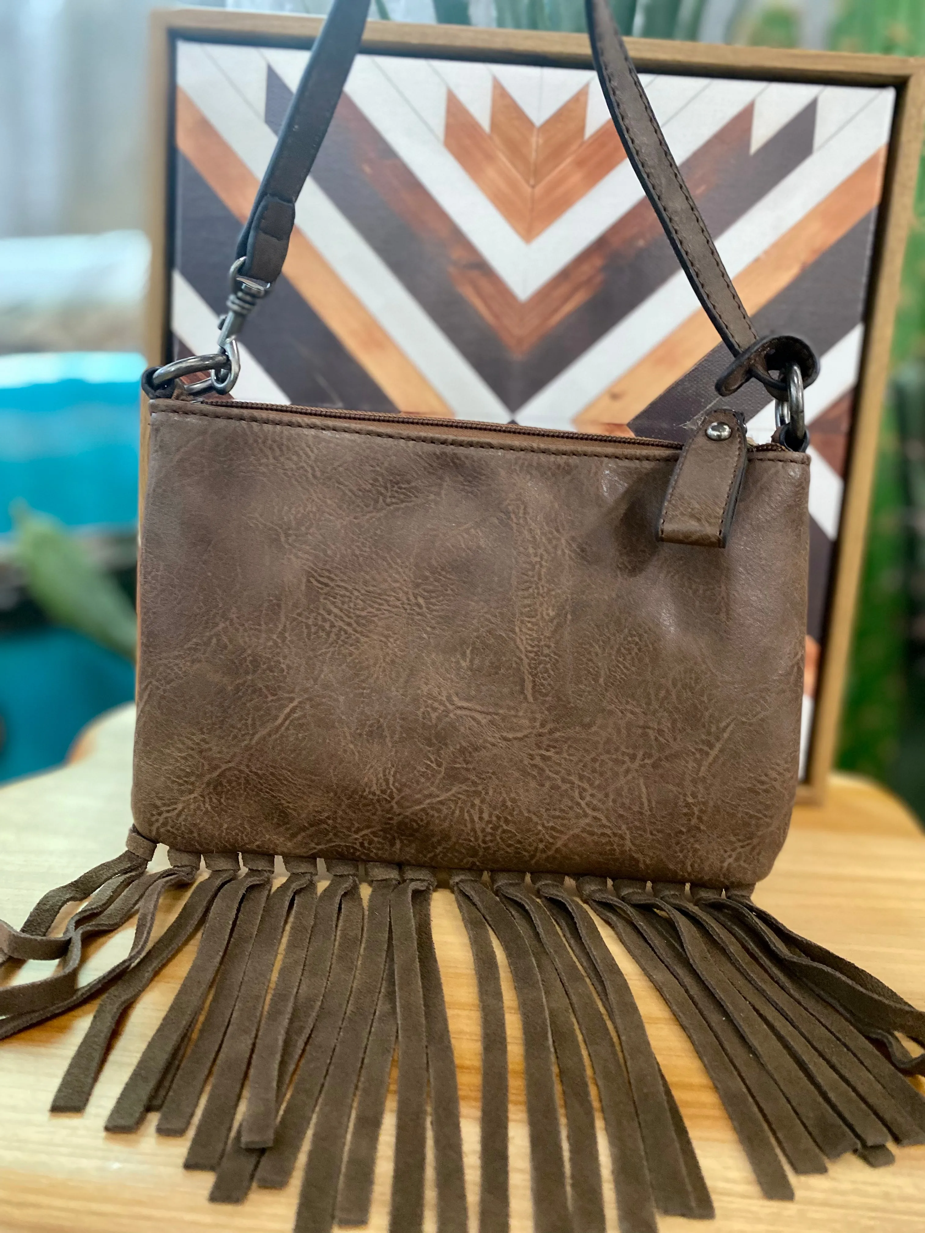 Tony Lama Hair on Hide Mini Shoulder Bag