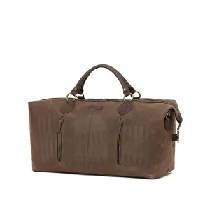 Tosca Waxed Canvas Duffel Bag Brown