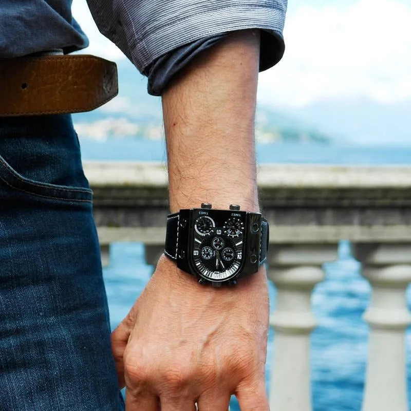 Triple-Time-Zone Watch – 4 Color Variants