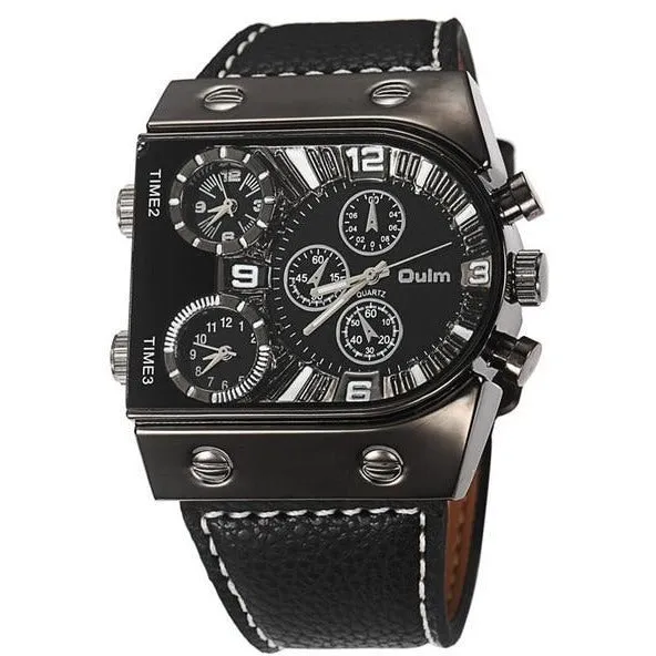 Triple-Time-Zone Watch – 4 Color Variants
