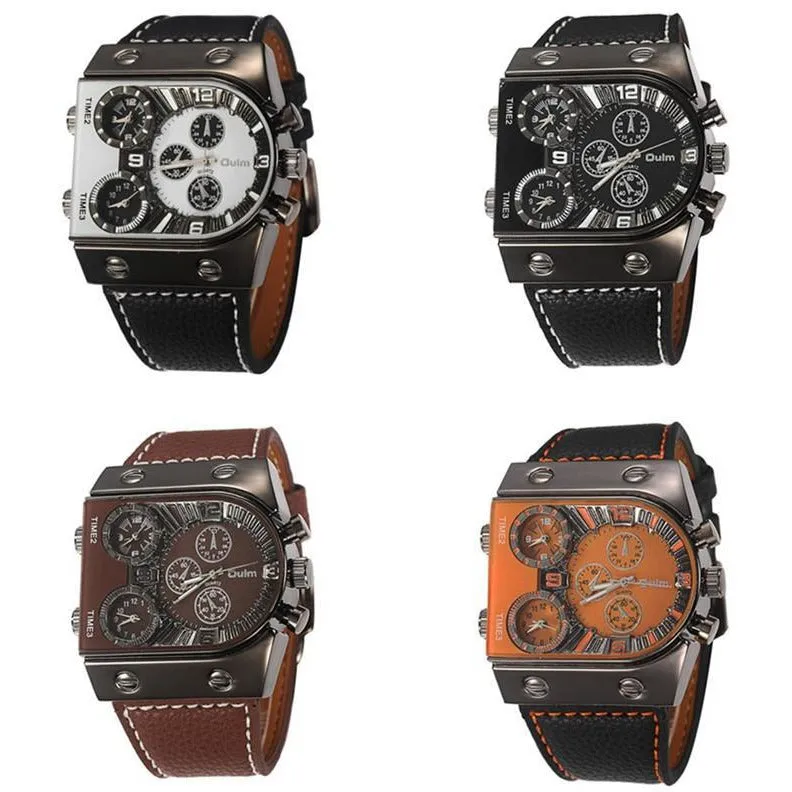 Triple-Time-Zone Watch – 4 Color Variants
