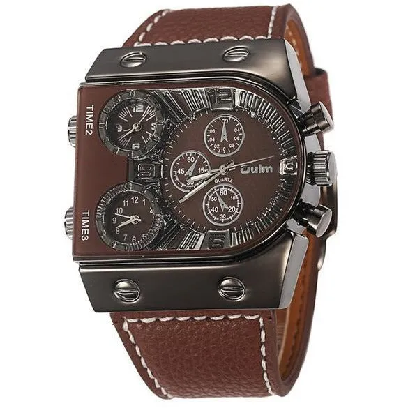 Triple-Time-Zone Watch – 4 Color Variants