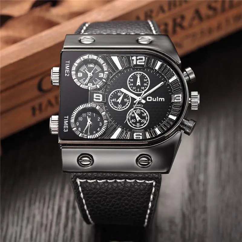 Triple-Time-Zone Watch – 4 Color Variants