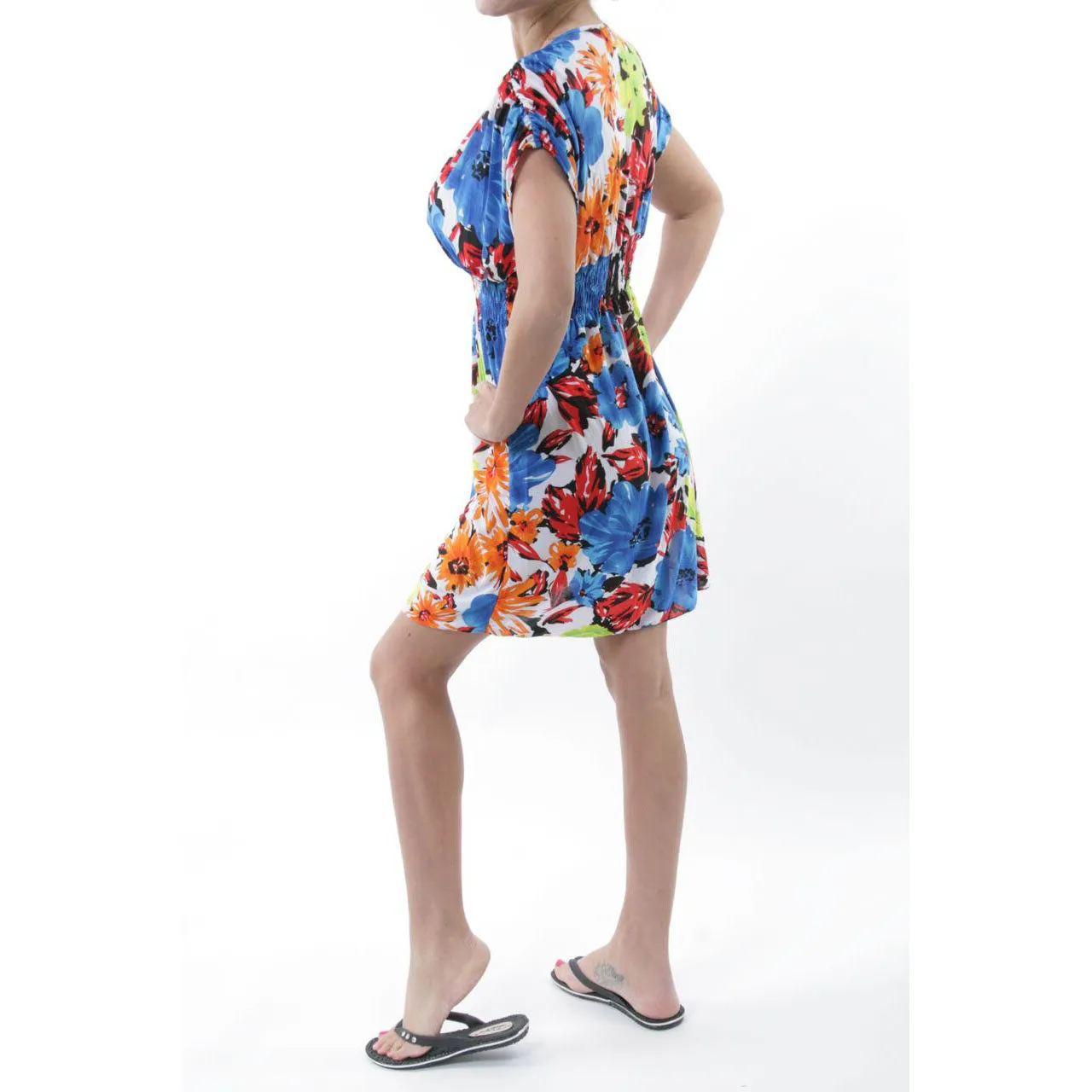 Tropical Print Sundress