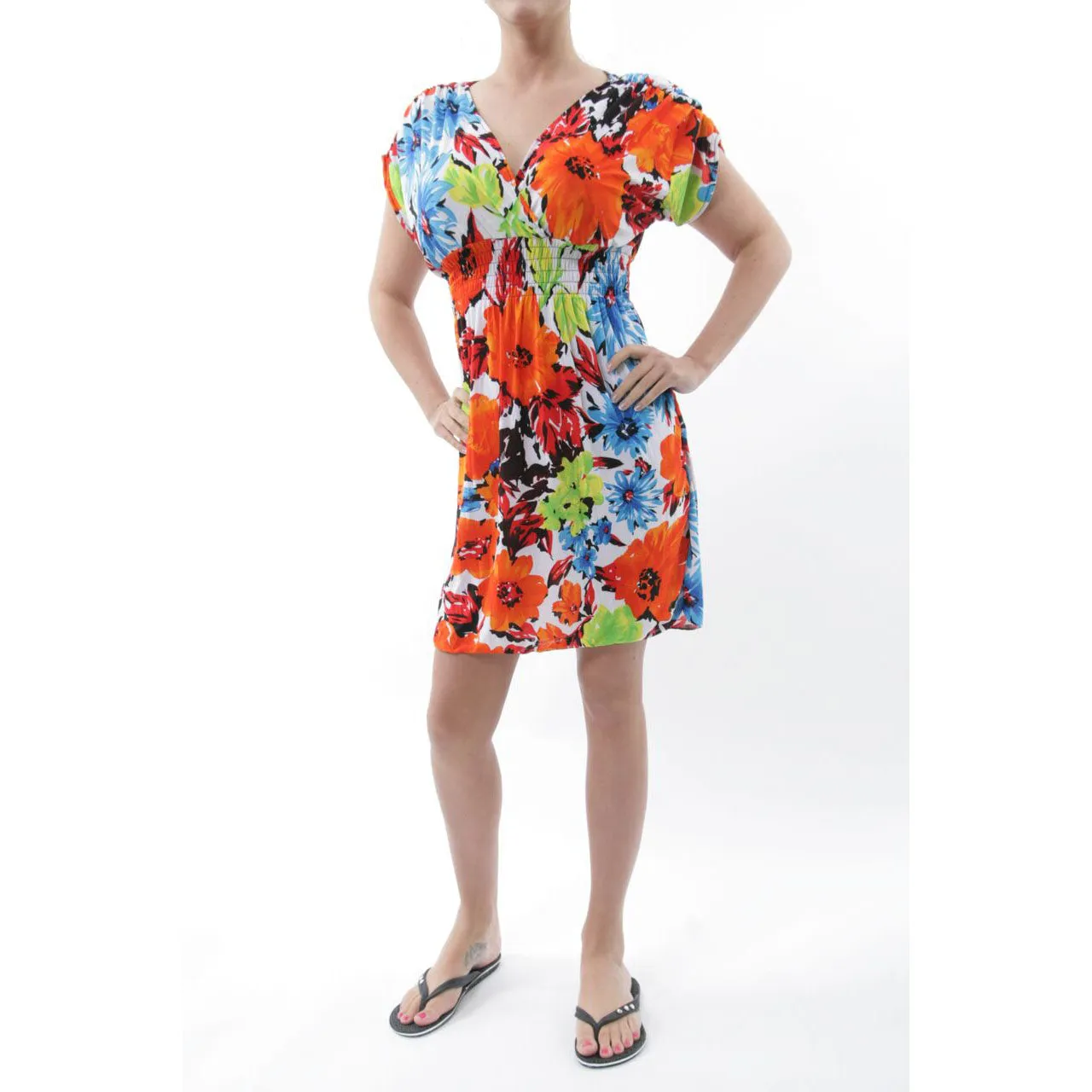Tropical Print Sundress